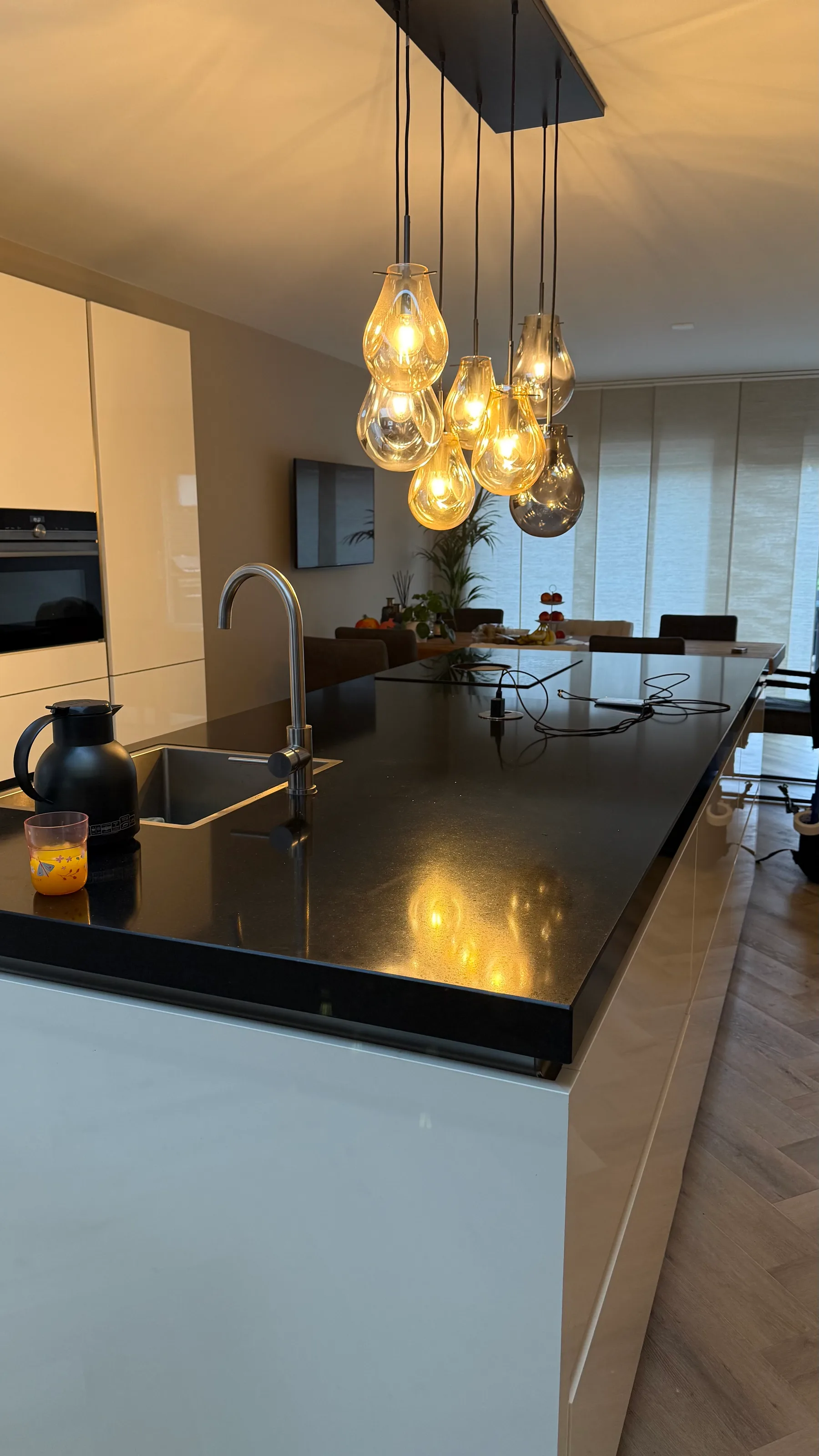 Kookeiland & keuken - luxe marmerlook